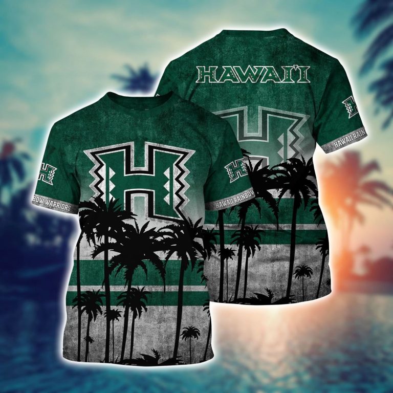 Hawaii Rainbow Warriors NCAA Hawaiian Shirt (2) Hawaii Rainbow Warriors NCAA hawaiian shirt 2