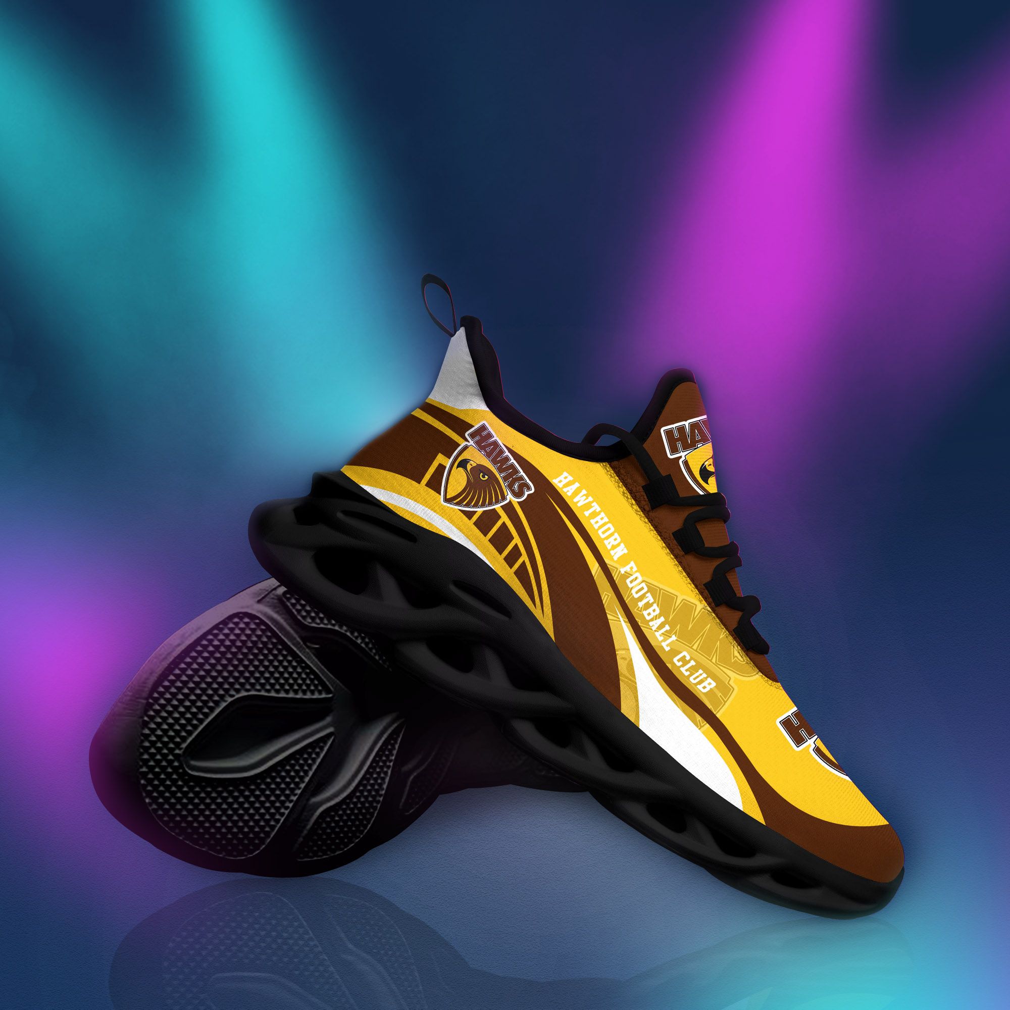 Hawthorn Hawks AFL clunky max soul shoes 4 Hawthorn Hawks AFL clunky max soul shoes 2.2