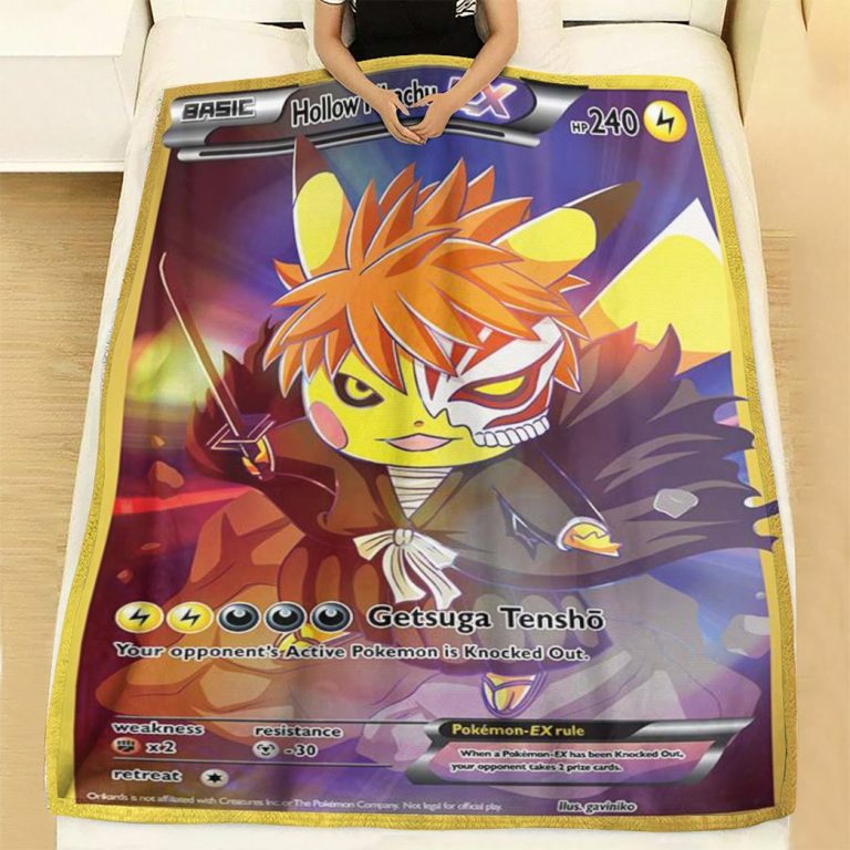 Hollow Pikachu Pokemon blanket 1