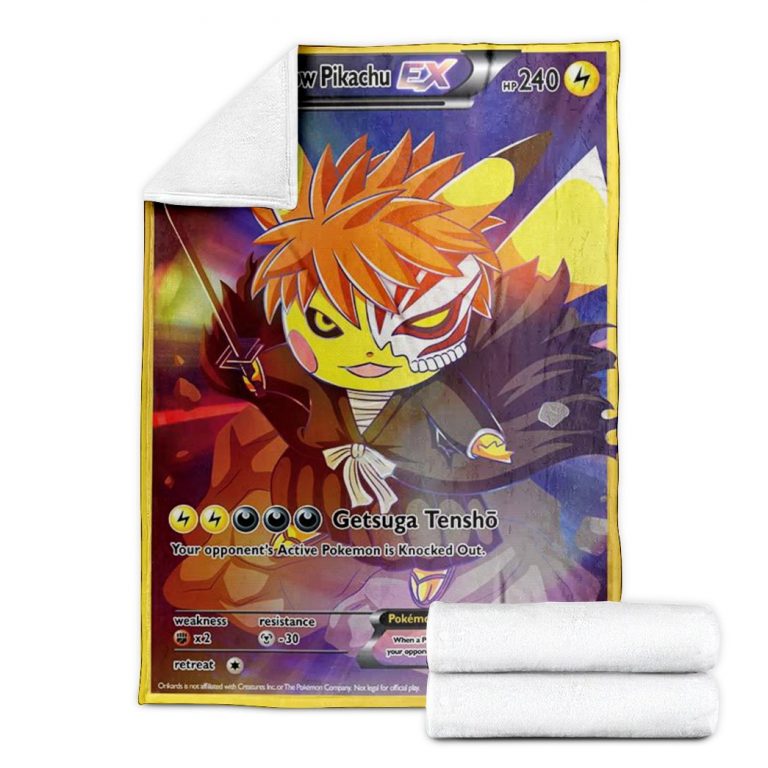 Hollow Pikachu Pokemon blanket 2