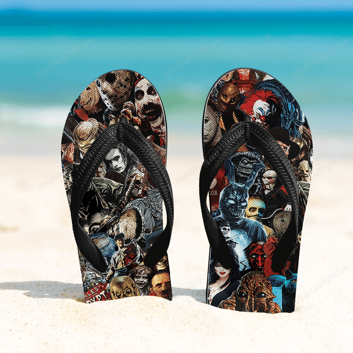 Horror Characacters Flip Flops Tropical 5 Horror Characacters Flip Flops Tropical2