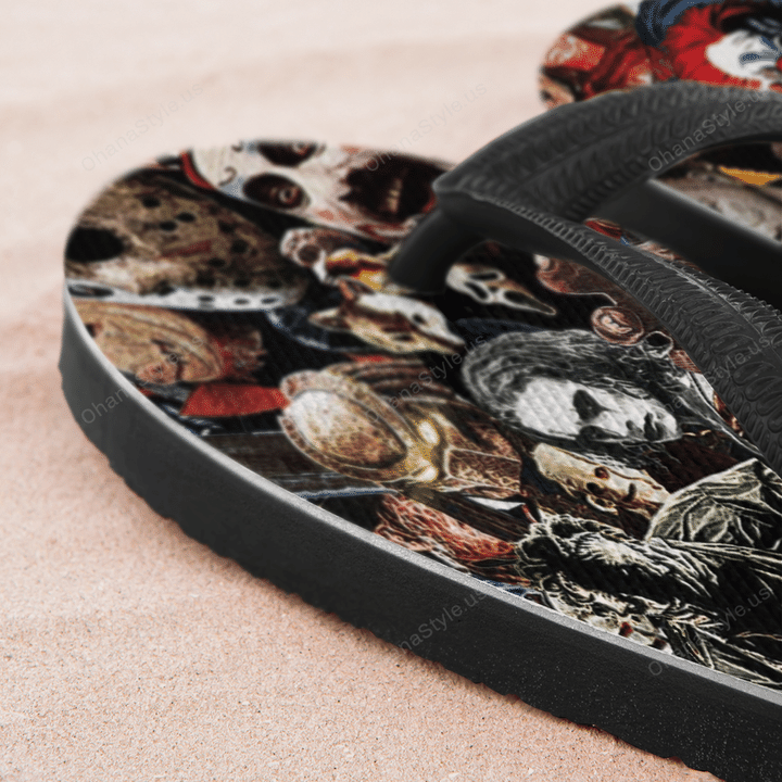 Horror Characacters Flip Flops Tropical 3 Horror Characacters Flip Flops Tropical4