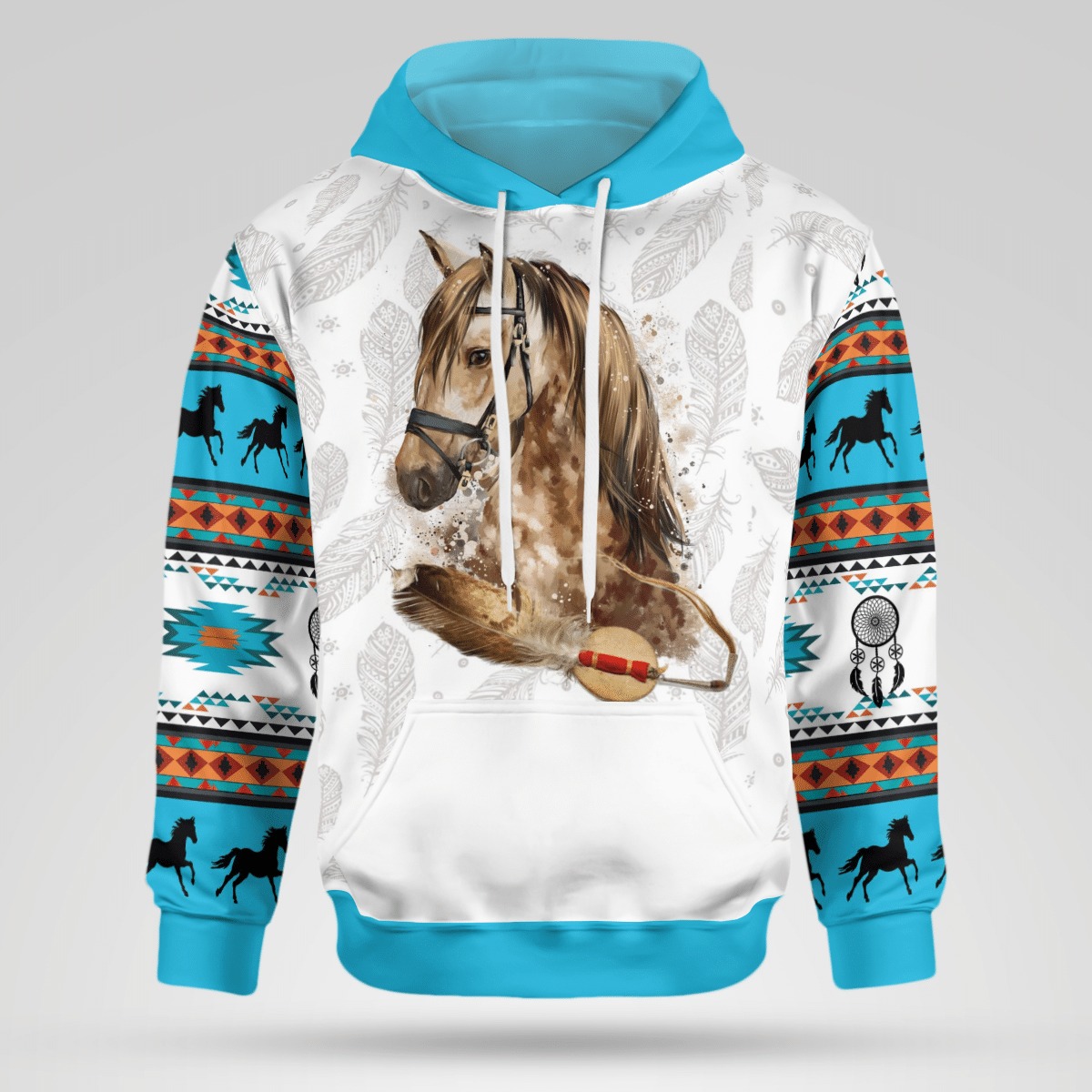 Horse Native Pride 3d over printed hoodie, sweatshirt 8 Horse Native Pride 3d over printed hoodie sweatshirt 3
