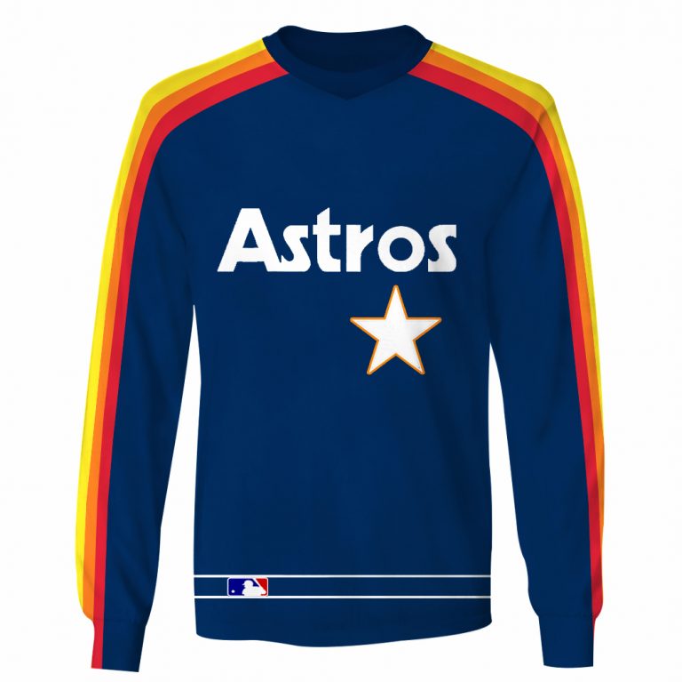 Houston Astros MLB 3d hoodie hoodie mask 2
