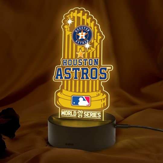 Houston Astros World 2021 Series Champions 3D Led Lamp1