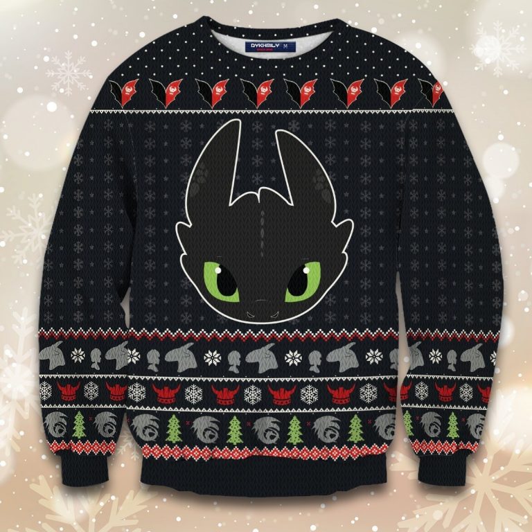 How to Train Your Dragon Toothless christmas sweater sweatshirt 2