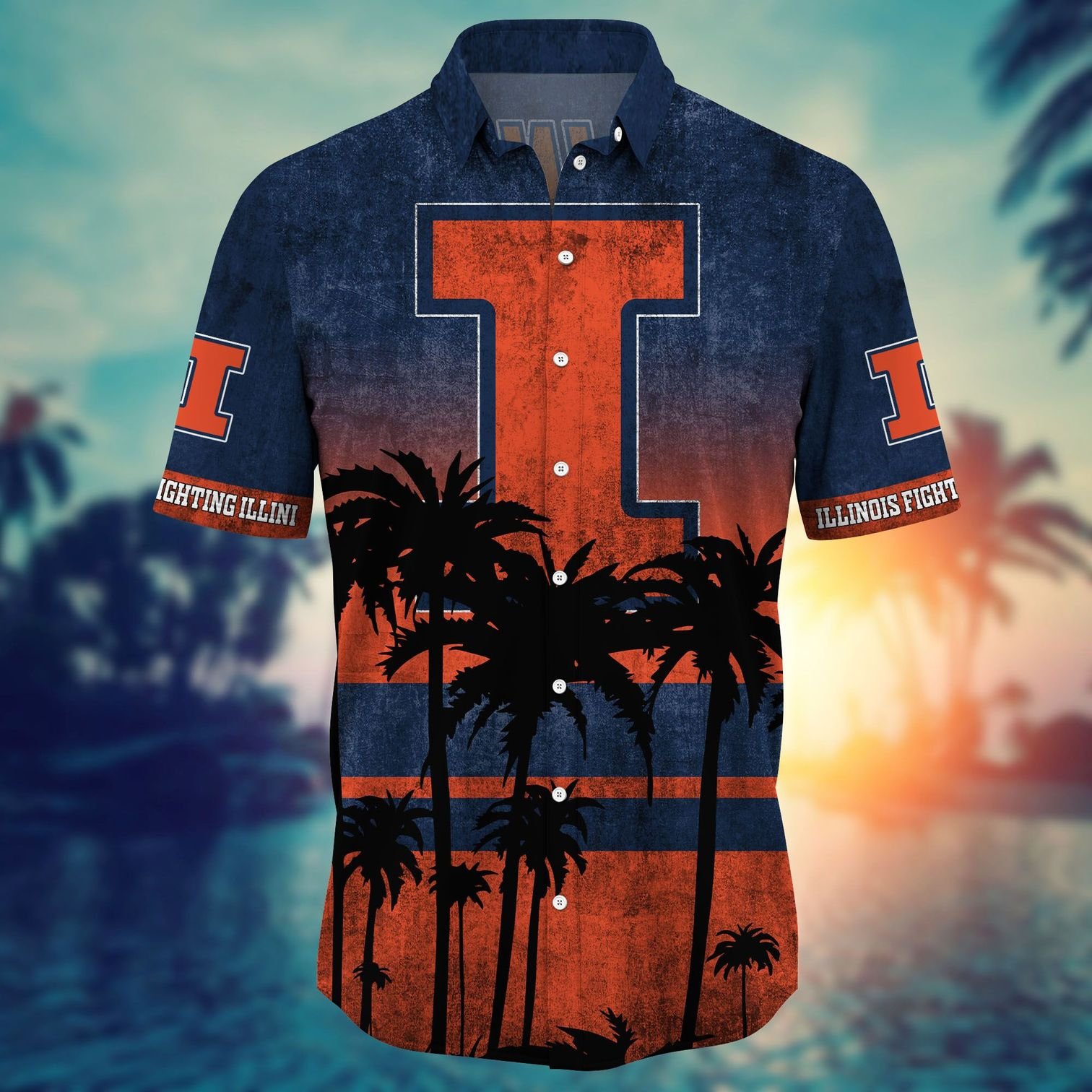 Illinois Fighting Illini NCAA hawaiian shirt 1 Illinois Fighting Illini NCAA hawaiian shirt 5