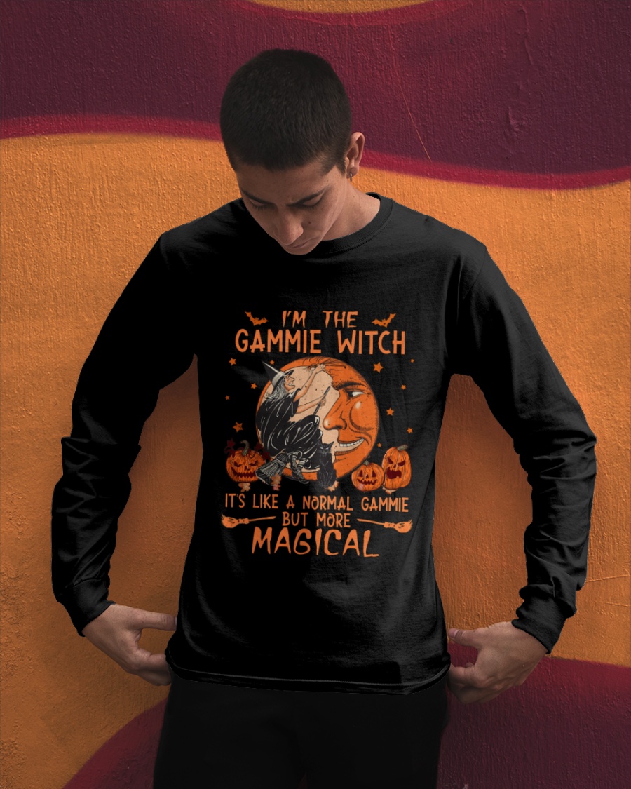 I'm the Gammie witch it's like a normal Gammie but more magical shirt, hoodie 11 Im the Gammie witch its like a normal Gammie but more magical shirt hoodie 10