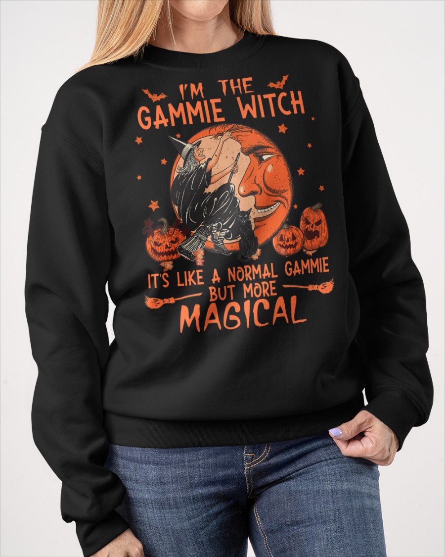 I'm the Gammie witch it's like a normal Gammie but more magical shirt, hoodie 13 Im the Gammie witch its like a normal Gammie but more magical shirt hoodie 12