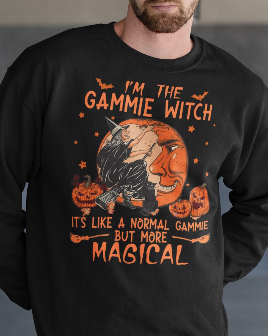I'm the Gammie witch it's like a normal Gammie but more magical shirt, hoodie 14 Im the Gammie witch its like a normal Gammie but more magical shirt hoodie 13