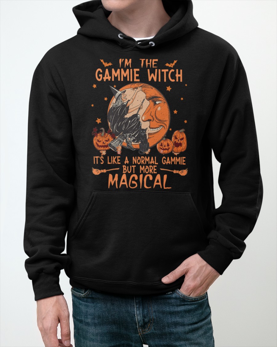 I'm the Gammie witch it's like a normal Gammie but more magical shirt, hoodie 8 Im the Gammie witch its like a normal Gammie but more magical shirt hoodie 7