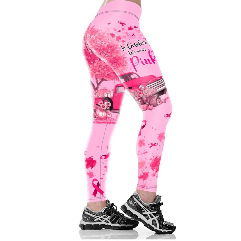 In October We Wear Pink Car Pumpkin Breast Cancer Awareness 3d shirt, hoodie 3 In October We Wear Pink Car Pumpkin Breast Cancer Awareness 3d shirt hoodie 5