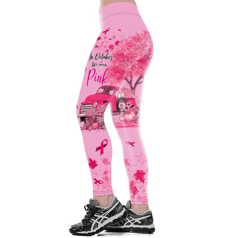 In October We Wear Pink Car Pumpkin Breast Cancer Awareness 3d shirt, hoodie 2 In October We Wear Pink Car Pumpkin Breast Cancer Awareness 3d shirt hoodie 6