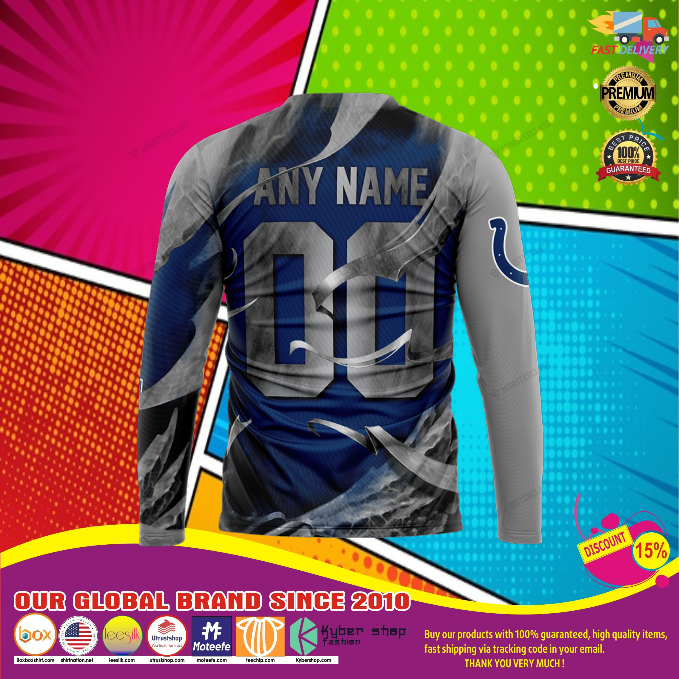 Indianapolis colts skull jersey hoodie 6 Indianapolis colts skull jersey hoodie9