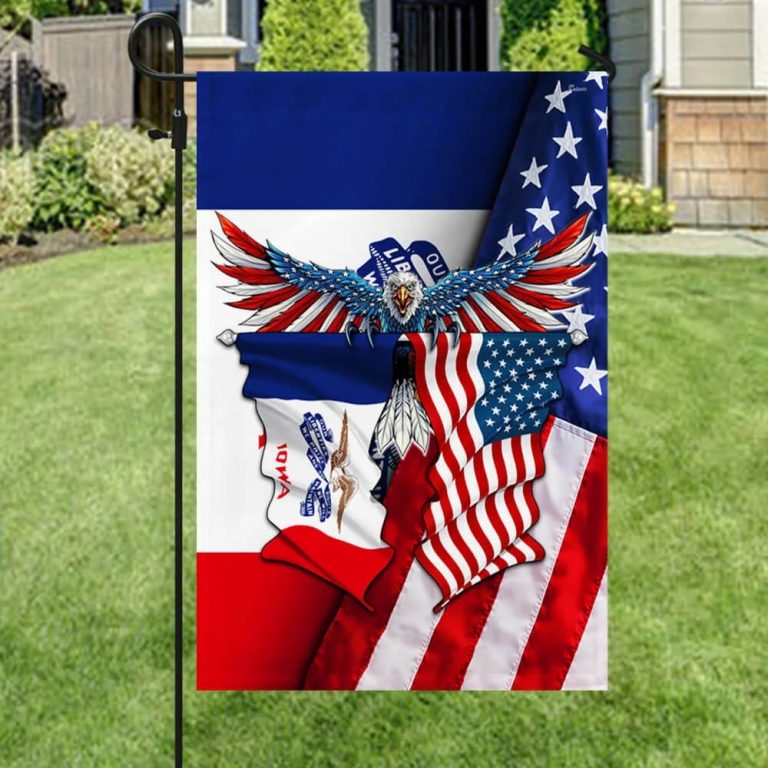 Iowa American Eagle Flag 5