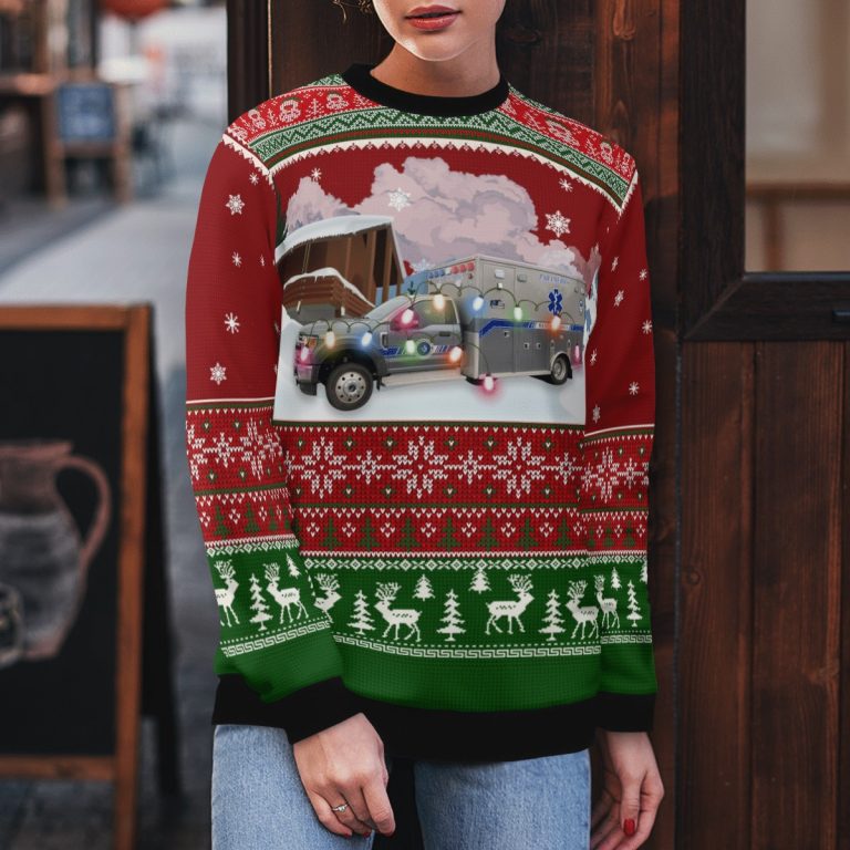 Iowa West Des Moines Emergency Medical Services sweater sweatshirt 4