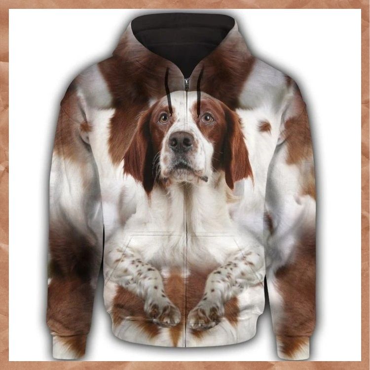 Irish Red And White Setter Face 3d all over print hoodie 2 Irish Red And White Setter Face 3d all over print hoodie 2