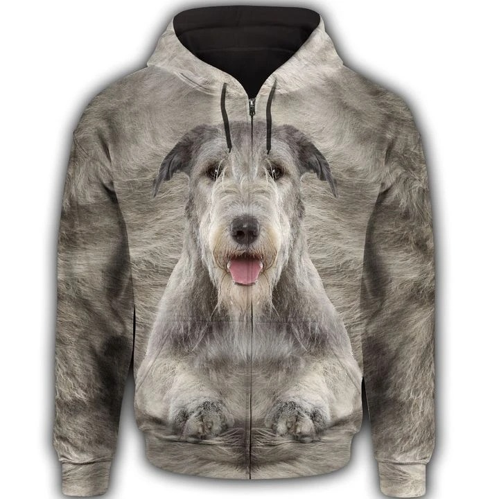 Irish Wolfhound 3d All Over Print Hoodie