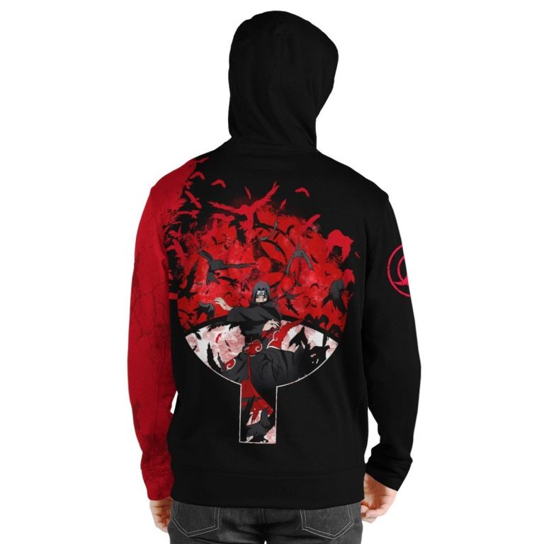 Itachi Summoning Crow 3d hoodie 6
