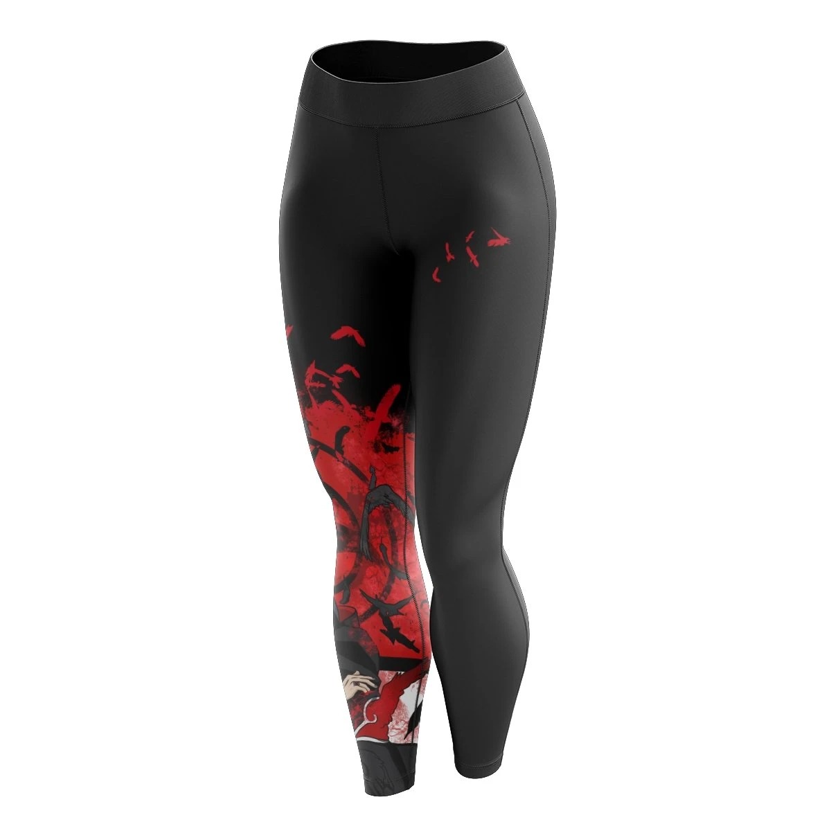 Itachi Summoning Crow leggings 6 Itachi Summoning Crow leggings 1