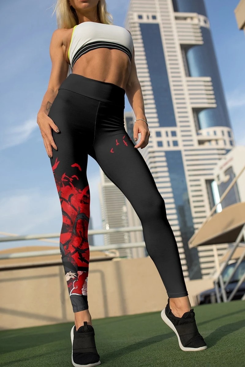 Itachi Summoning Crow leggings 3
