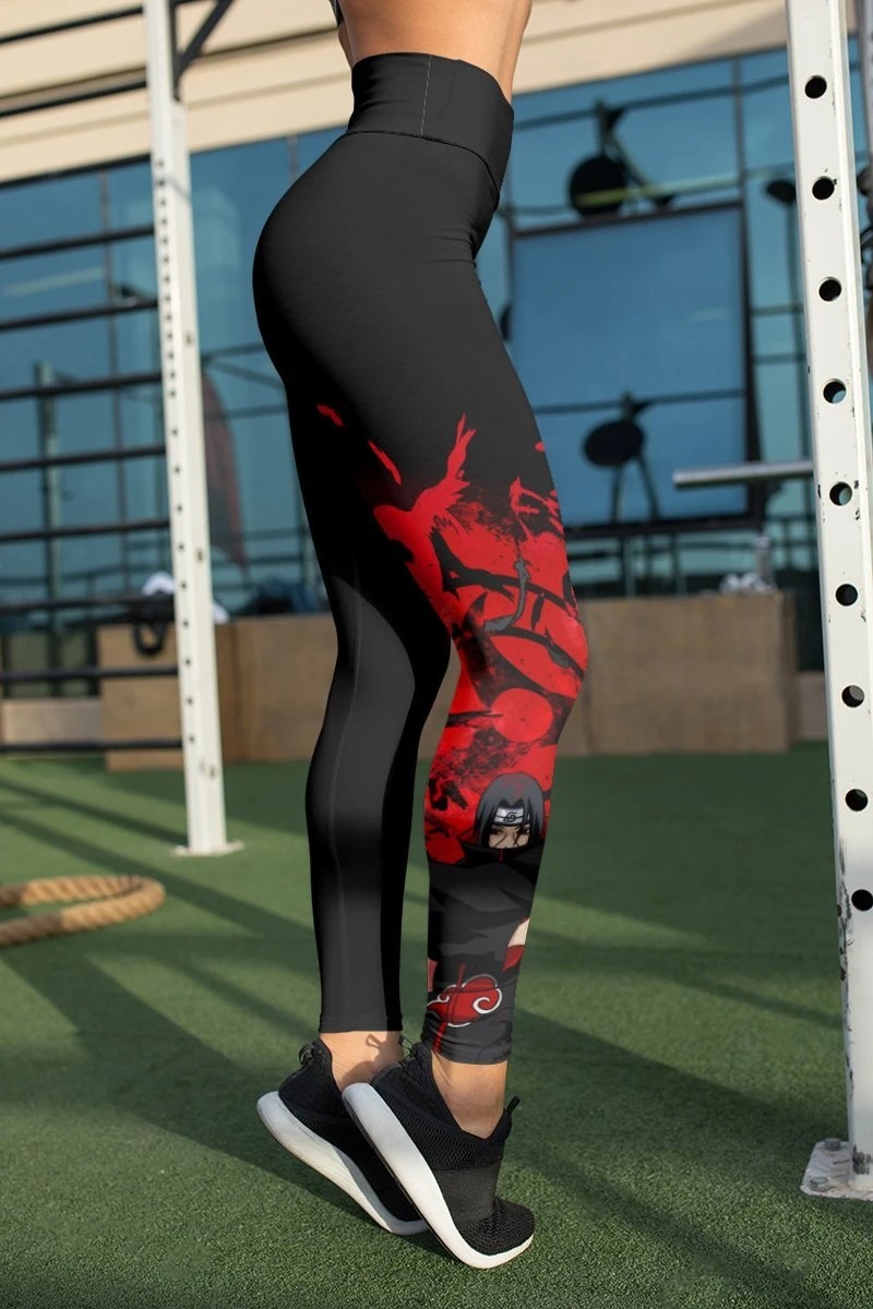 Itachi Summoning Crow leggings 3 Itachi Summoning Crow leggings 4
