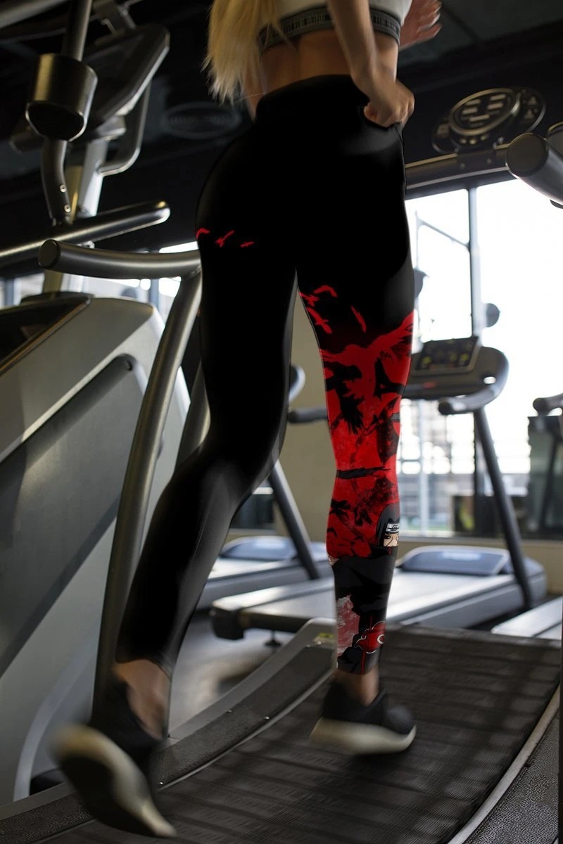 Itachi Summoning Crow leggings 2 Itachi Summoning Crow leggings 5