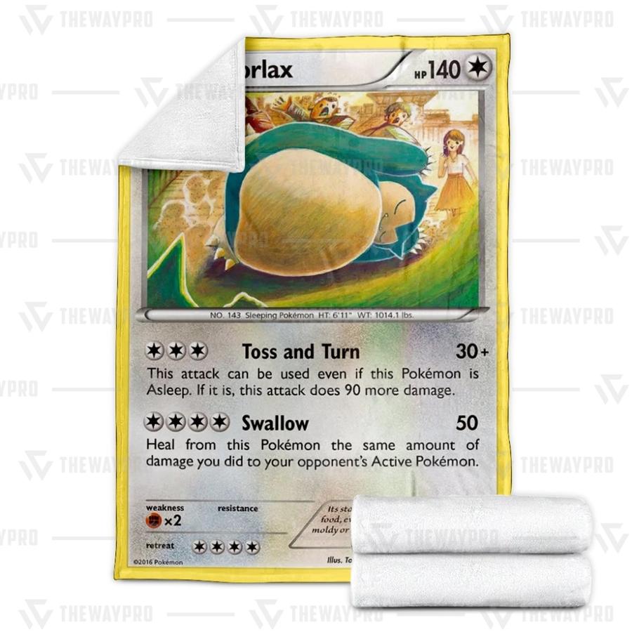Snorlax Pokemon blanket 20 Snorlax Pokemon blanket 2