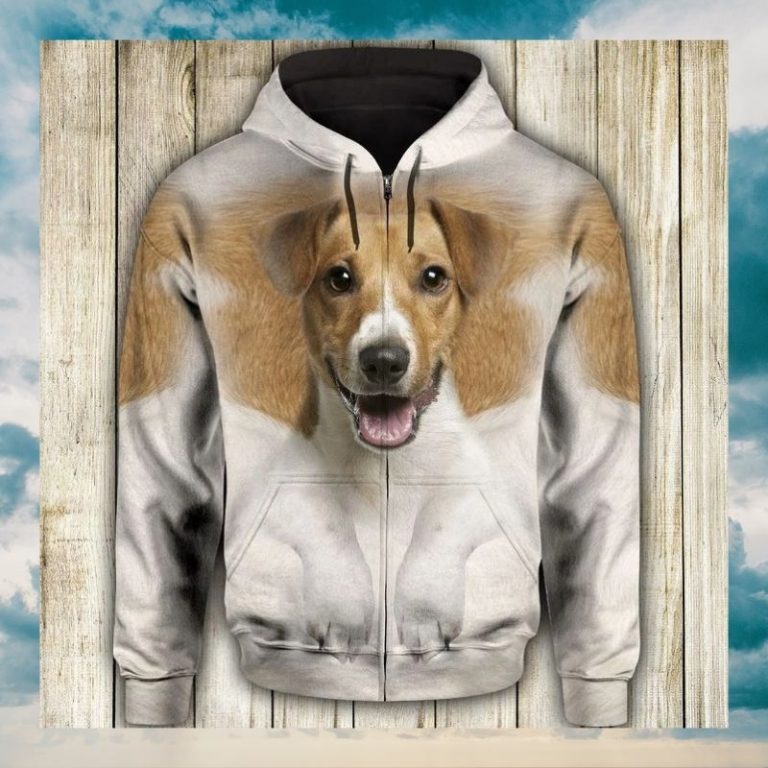 Jack Russell Terrier Face 3d Full Print Hoodie 3 Jack Russell Terrier Face 3d full print hoodie 3