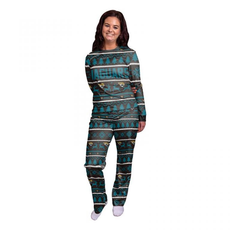 Jacksonville Jaguars NFL pajamas set 3