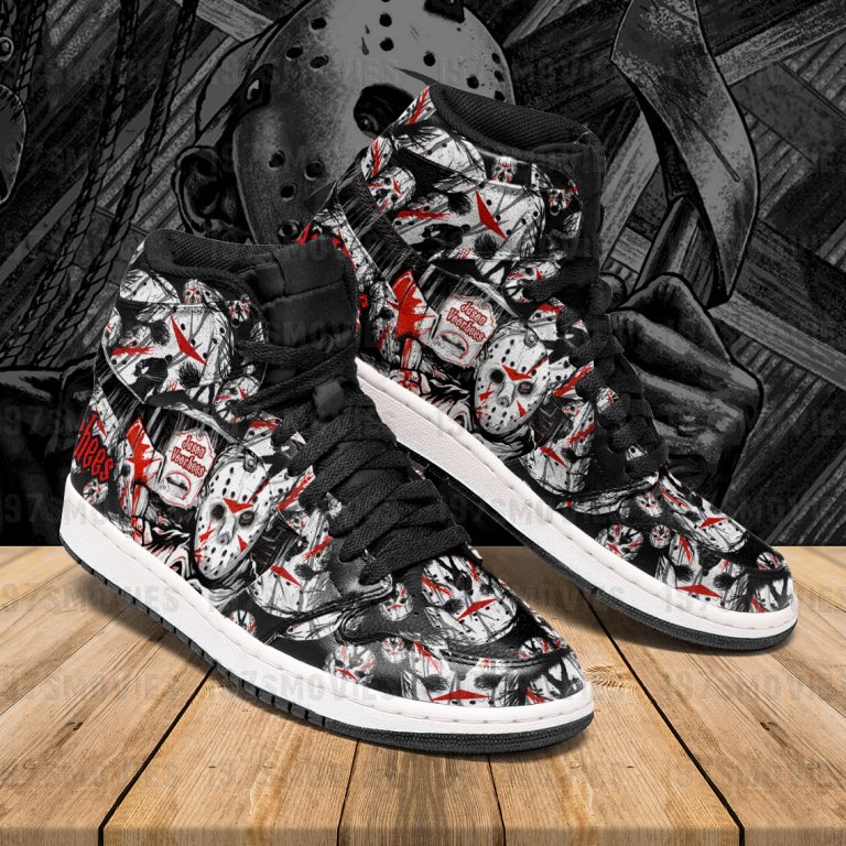 Jason Voorhees Friday The 13th air Jordan 13 Sneakers 1 Jason Voorhees Friday The 13th air Jordan 13 Sneakers 1