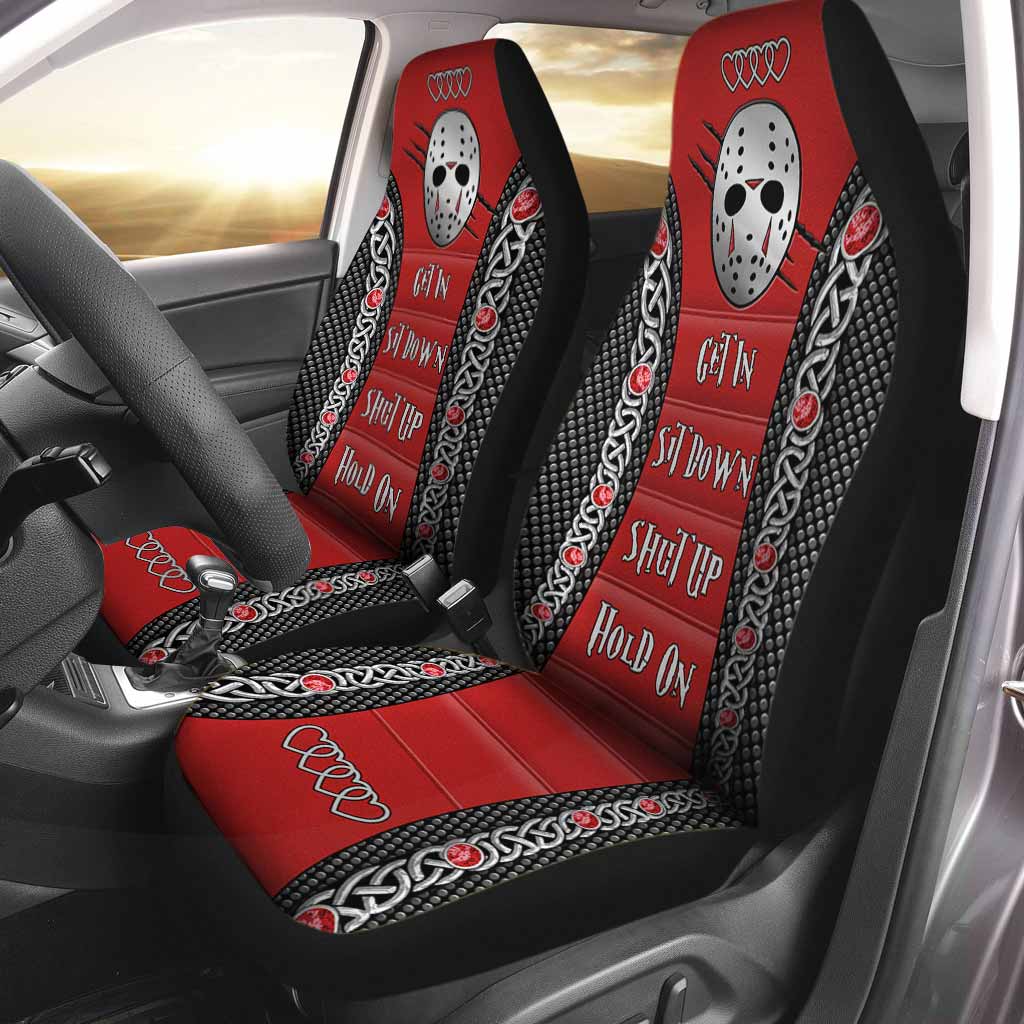 Get the cheapest best items guaranteed with Kybershop 3 Jason Voorhees Get In Sit Down Shut Up Hold On Car Seat Cover 1
