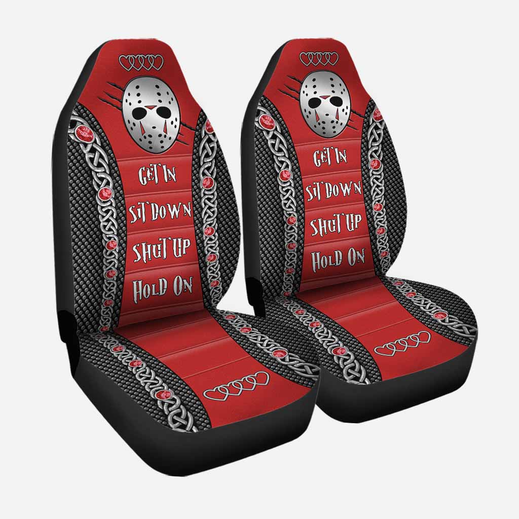 Jason Voorhees Get In Sit Down Shut Up Hold On Car Seat Cover 4 Jason Voorhees Get In Sit Down Shut Up Hold On Car Seat Cover 4