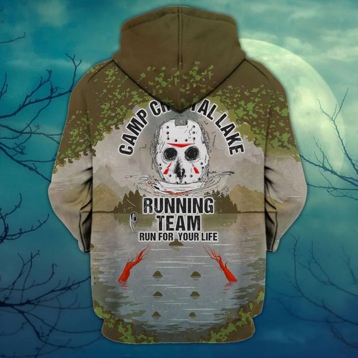 Jason Voorhees camp crystal lake running team 3d hoodie 2 Jason Voorhees camp crystal lake running team 3d hoodie 3