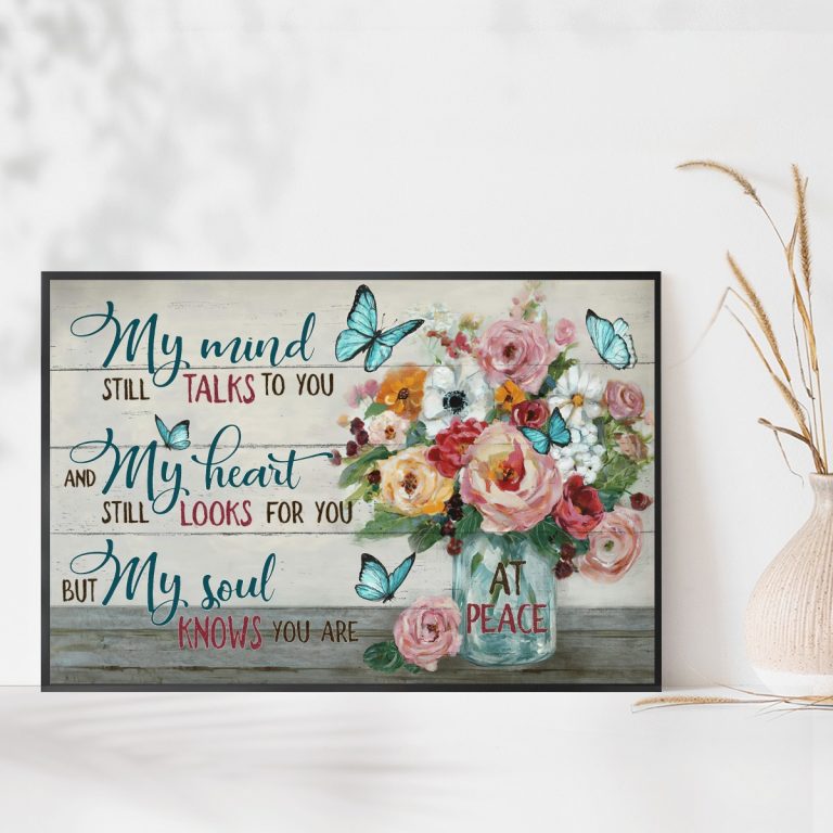 Jesus Flower vase My mind still talks to you at peace poster, canvas (5) Jesus Flower vase My mind still talks to you at peace poster canvas 5