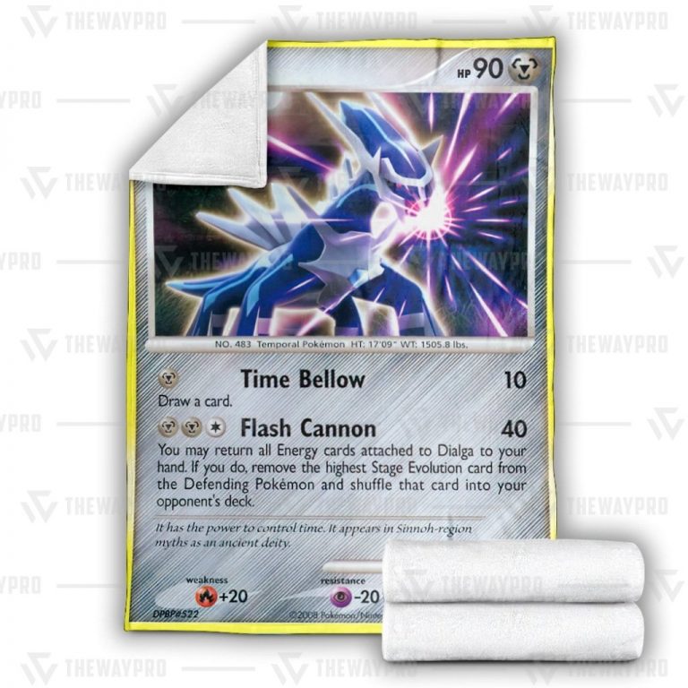 Dialga Great Encounters Pokemon blanket 3