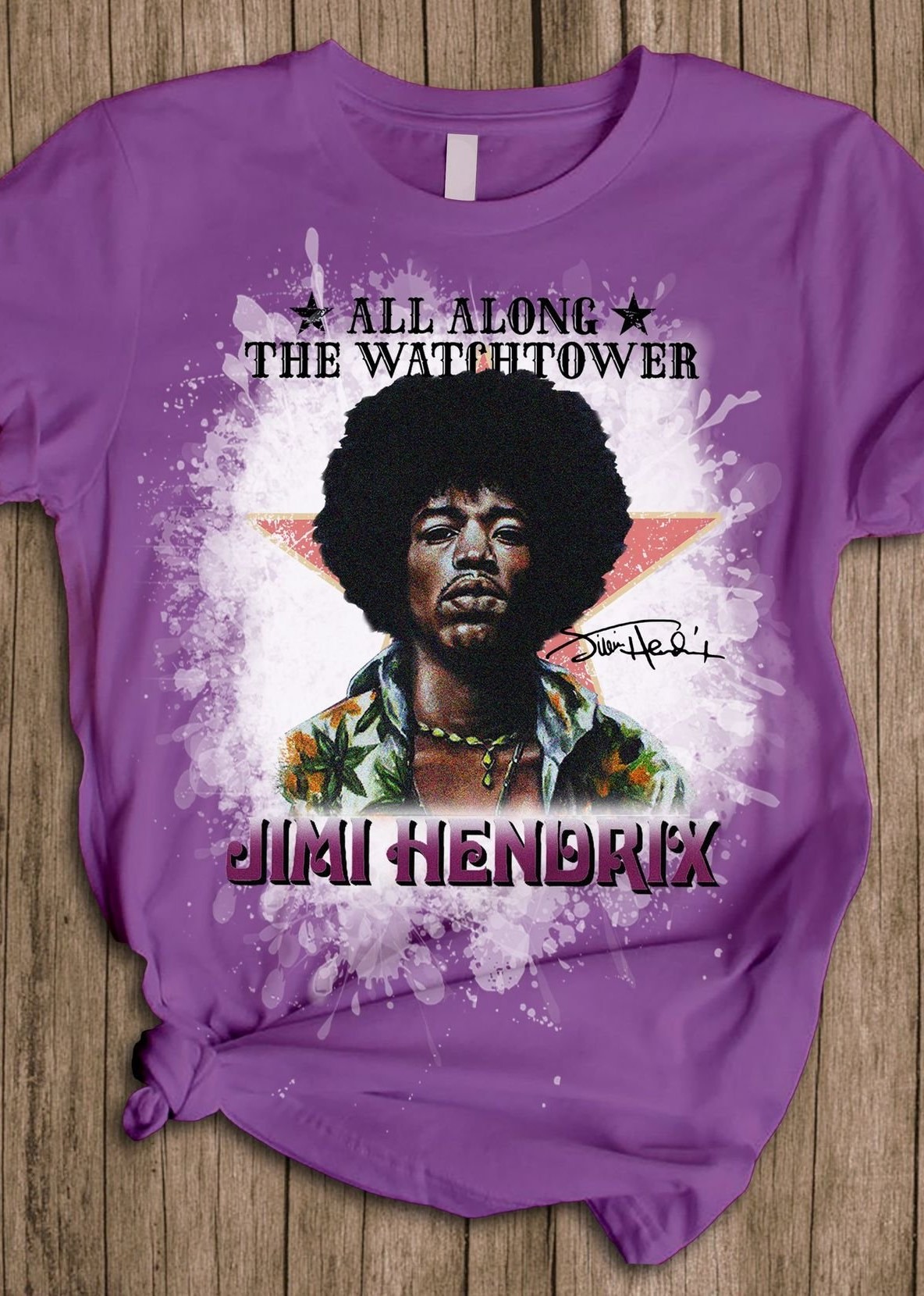 Jimi Hendrix all along the watchtower pajamas set 2