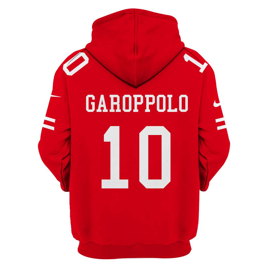 Jimmy Garoppolo 10 Super bowl San Francisco 49ers 3d shirt, hoodie 6 Jimmy Garoppolo 10 Super bowl San Francisco 49ers 3d shirt hoodie 6