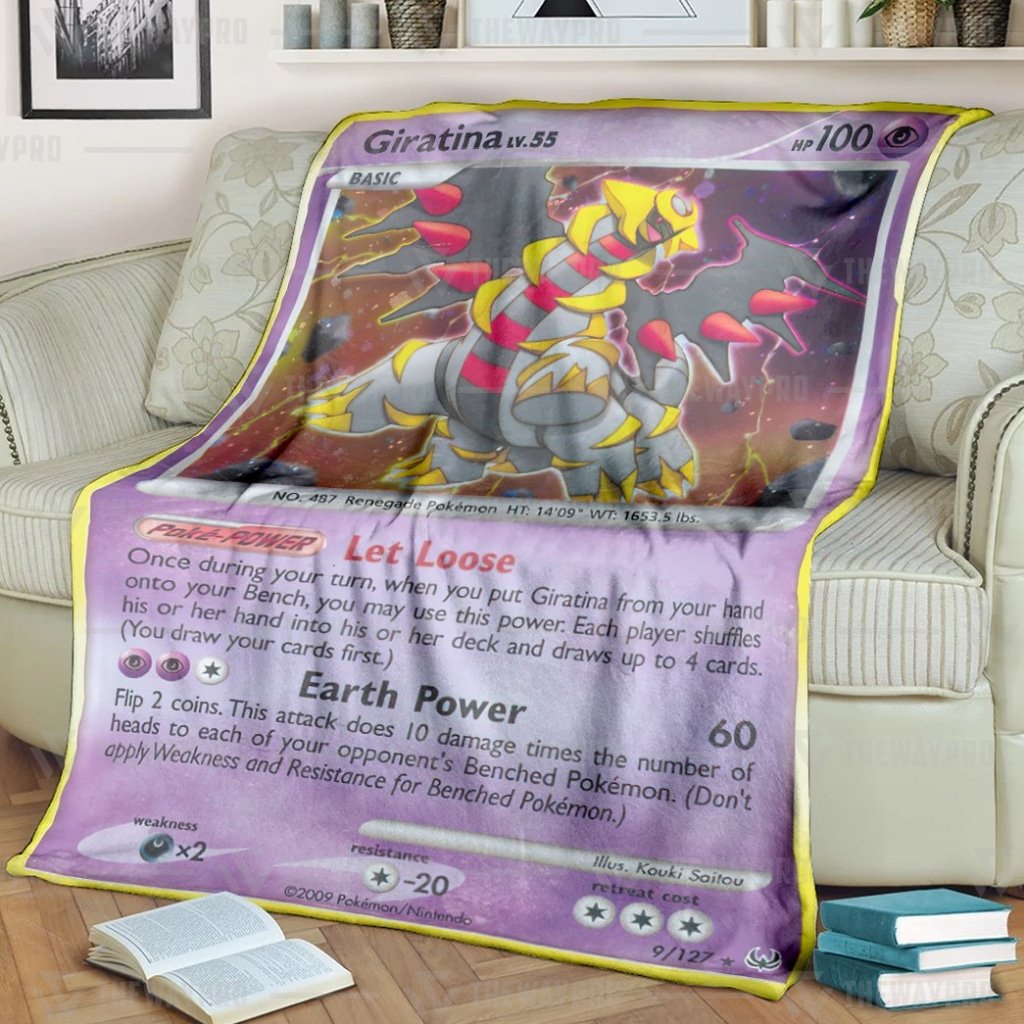 Giratina Platinum Pokemon blanket 1