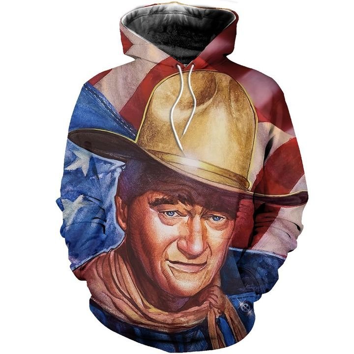 John Wayne 3d Hoodie Shirt