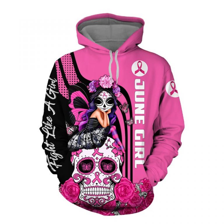 June Sugar Skull Fairy Like A Girl Breast Cancer Awareness 3d shirt, hoodie (1) June Sugar Skull Fairy Like A Girl Breast Cancer Awareness 3d shirt hoodie 1