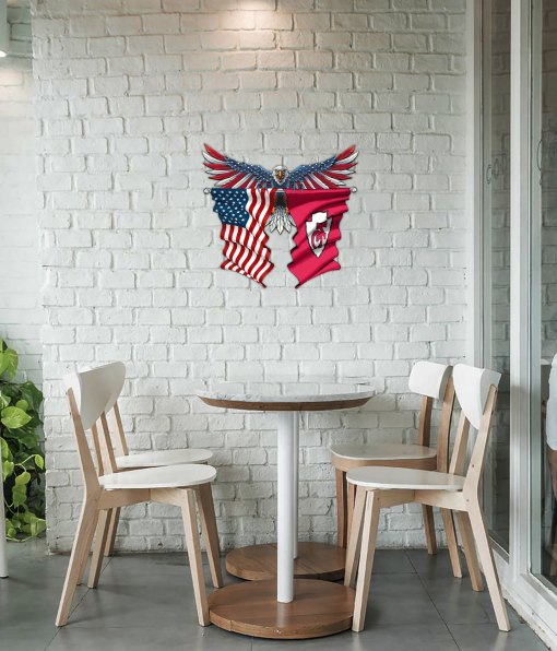 Kansas City Chief United States American flag metal sign 5 Kansas City Chief United States American flag metal sign4