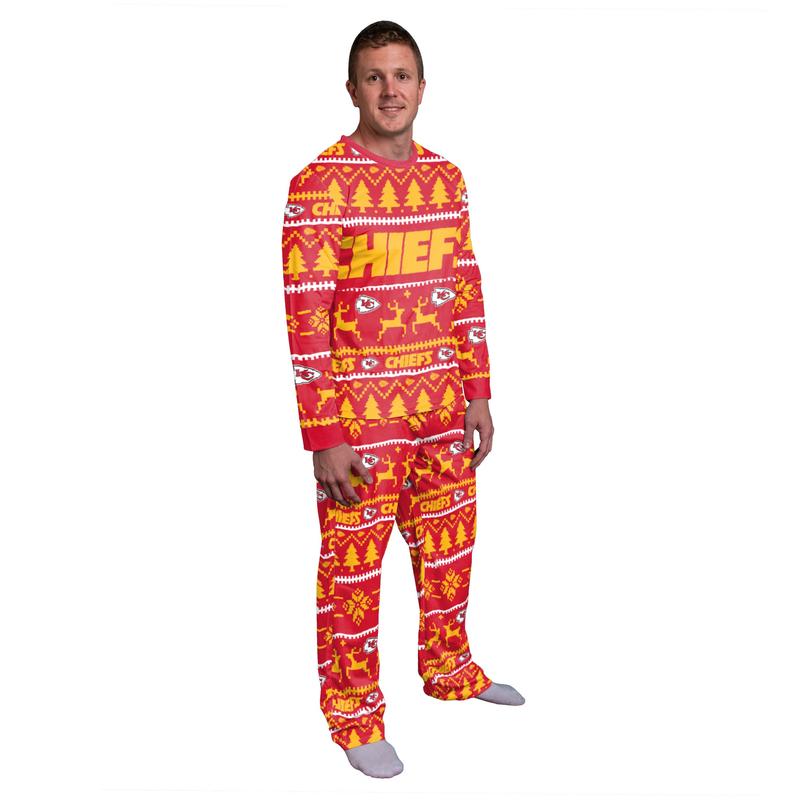 Kansas City Chiefs NFL pajamas set 3 Kansas City Chiefs NFL pajamas set 2