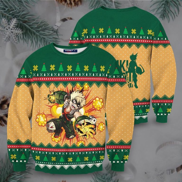 Katsuki Bakugou christmas sweater sweatshirt 2