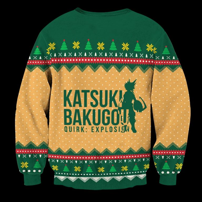 Katsuki Bakugou christmas sweater sweatshirt 4