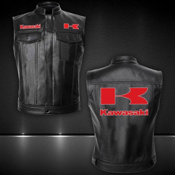 Kawasaki Vest Leather Jacket