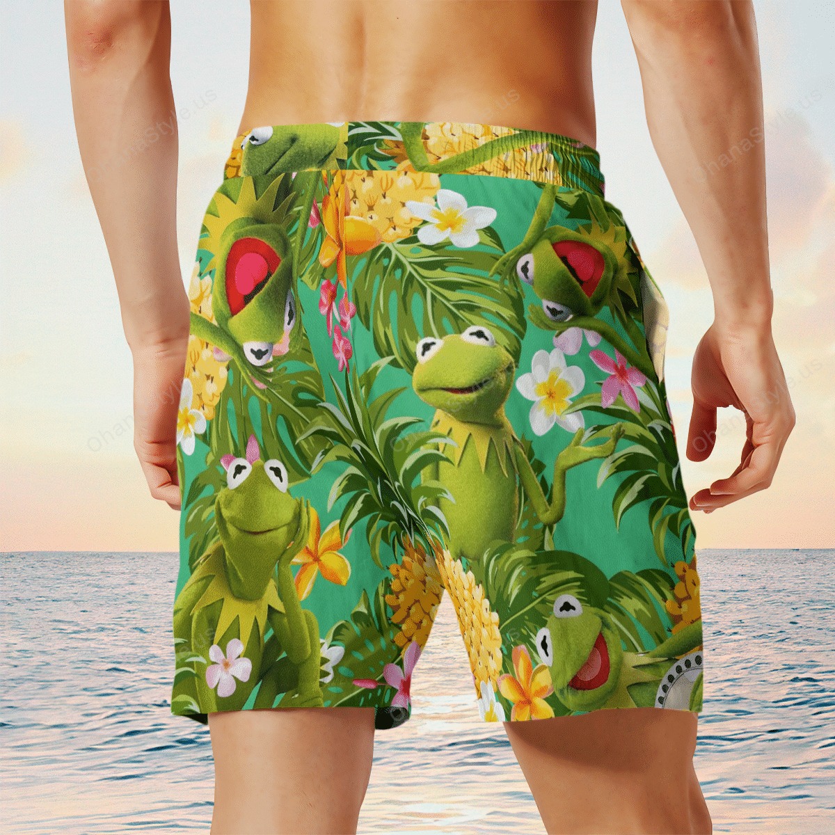 Kermit the Frog Tropical Hawaiian shirt 2 Kermit the Frog Tropical Hawaiian shirt 6