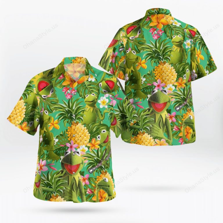 Kermit The Frog Tropical Hawaiian Shirt Kermit the Frog Tropical Hawaiian shirt