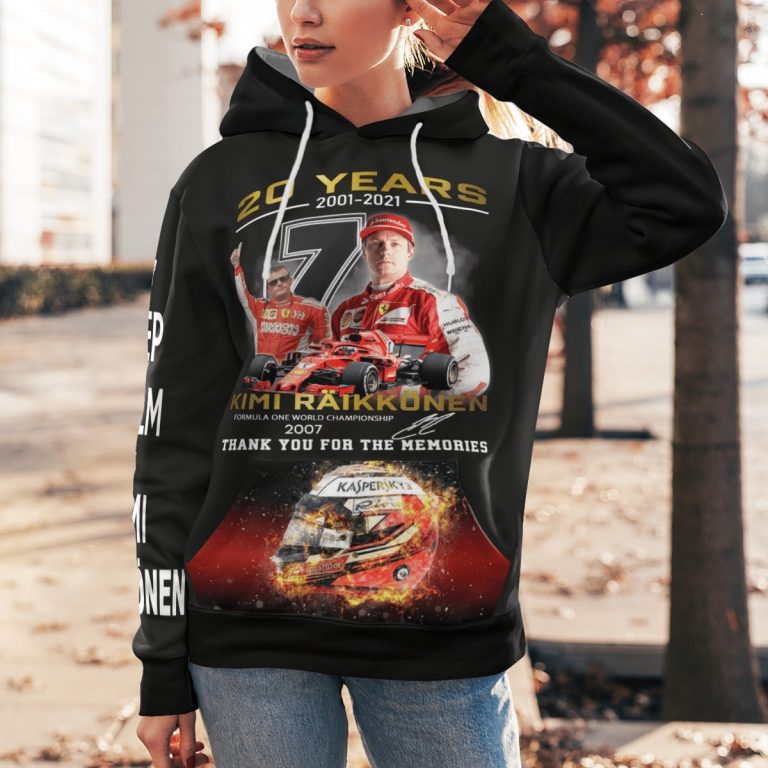 Kimi Raikkonen 20 years 2001-2021 3d hoodie, sweatshirt 5 Kimi Raikkonen 20 years 2001 2021 3d hoodie sweatshirt 5