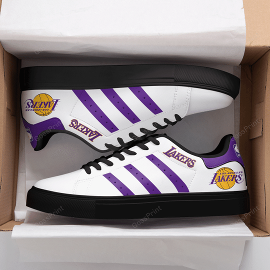LA Lakers Stan Smith Low Top Shoes1